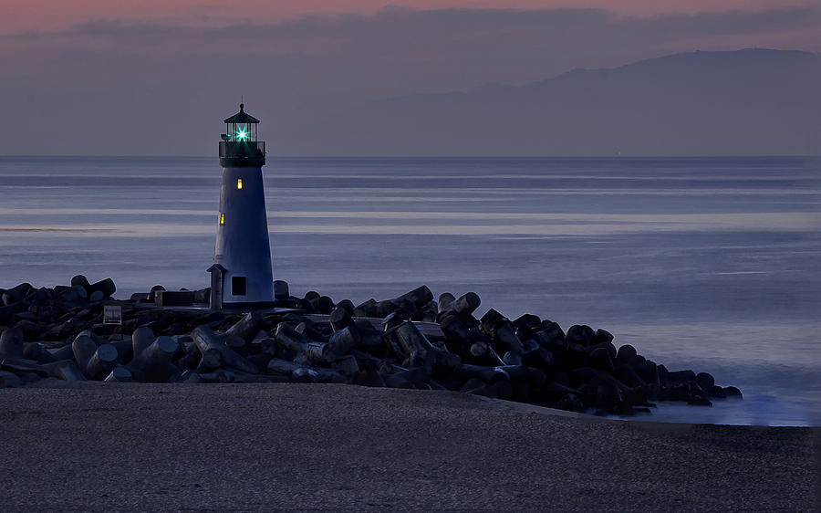 Lighthouse Photograph - Walton Lighthouse Early Morning by Morgan Wright