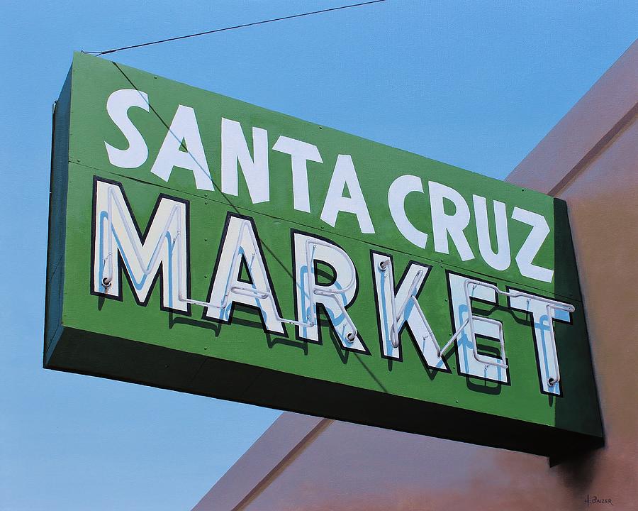 Santa Cruz Market Painting by Henry Balzer Pixels