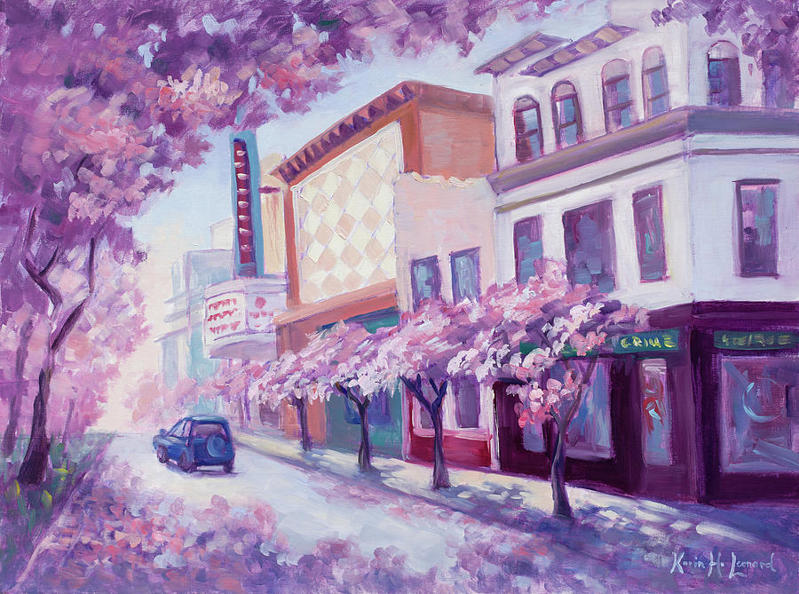 Santa Cruz Spring Painting by Karin Leonard Fine Art America