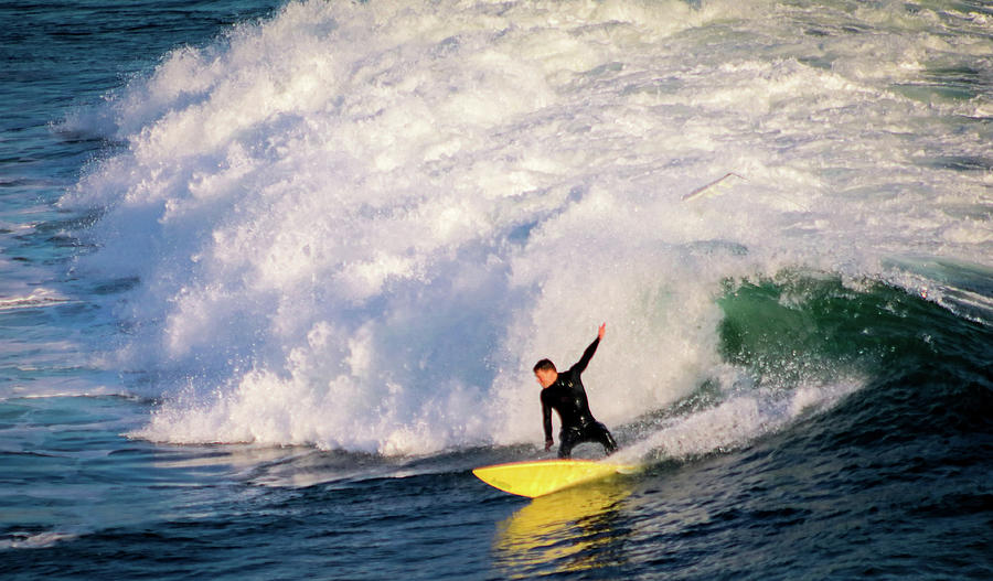Santa Cruz surfing Photograph by Dr Janine Williams