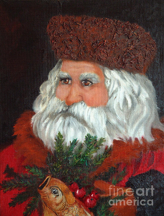 Santa Painting by Portraits By NC