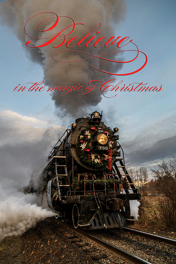 Santa Express Believe In The Magic Photograph by Wes and Dotty Weber