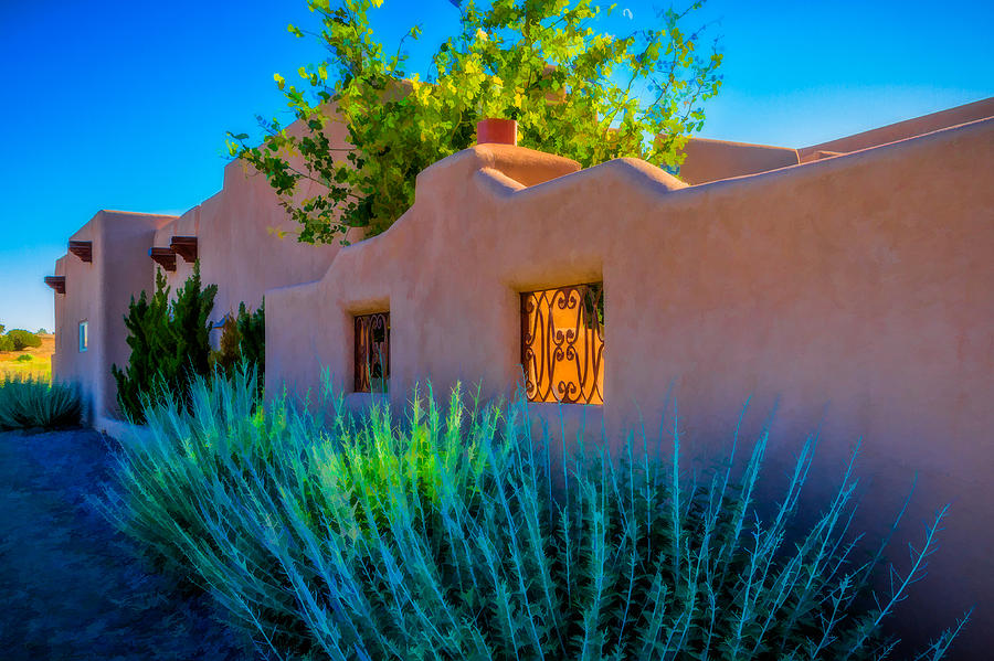 Santa Fe Adobe Photograph by Ken Stanback