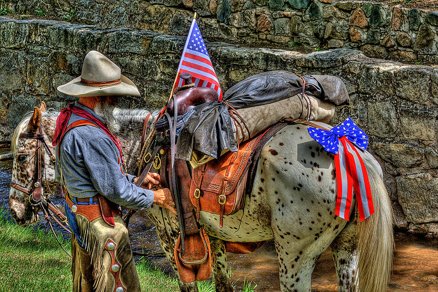 Santa Fe Cowboy Photograph by David Patterson