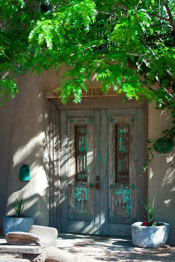 Santa Fe Door Photograph by David Patterson