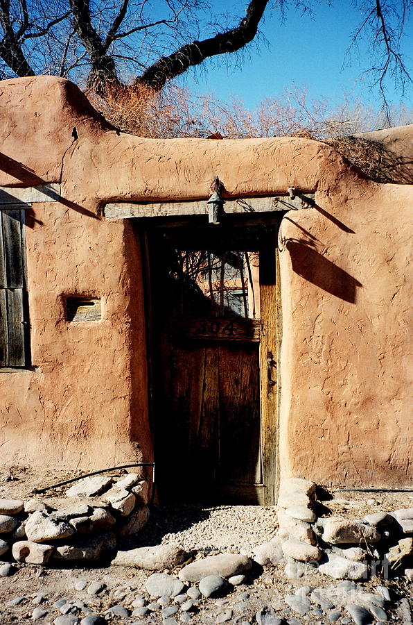 Santa Fe Door Photograph by Jacqueline M Lewis
