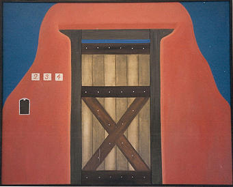 Santa Fe Painting - Santa Fe Door by P Campbell McGowan