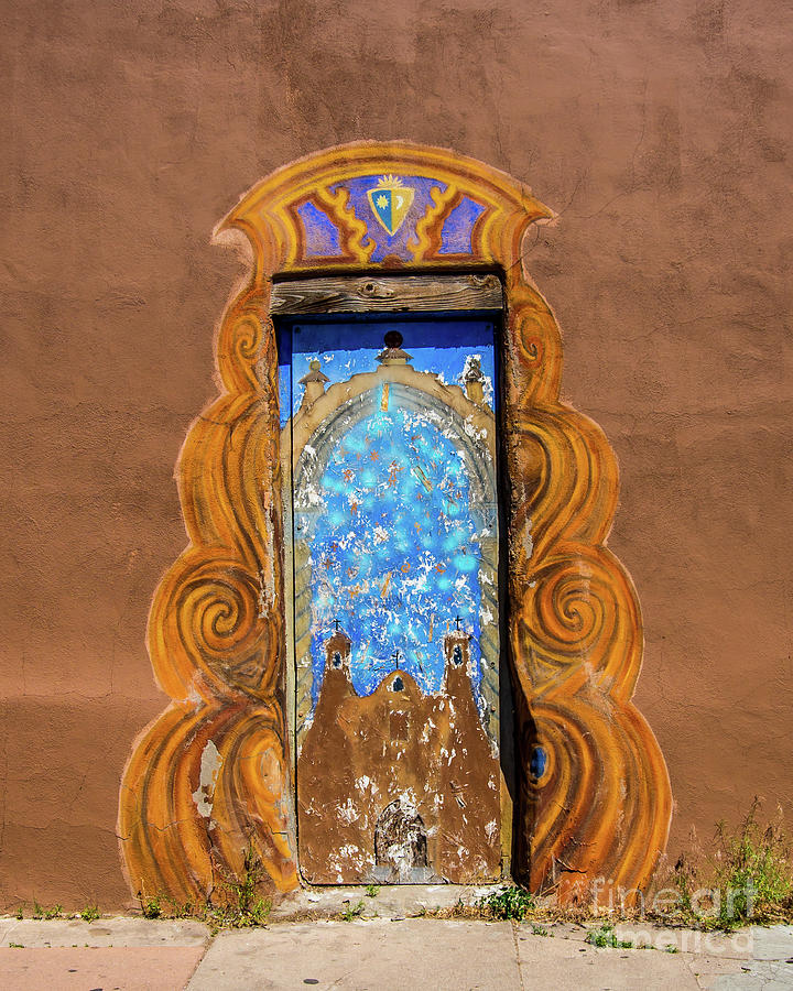Santa Fe Doorway Photograph by Stephen Whalen