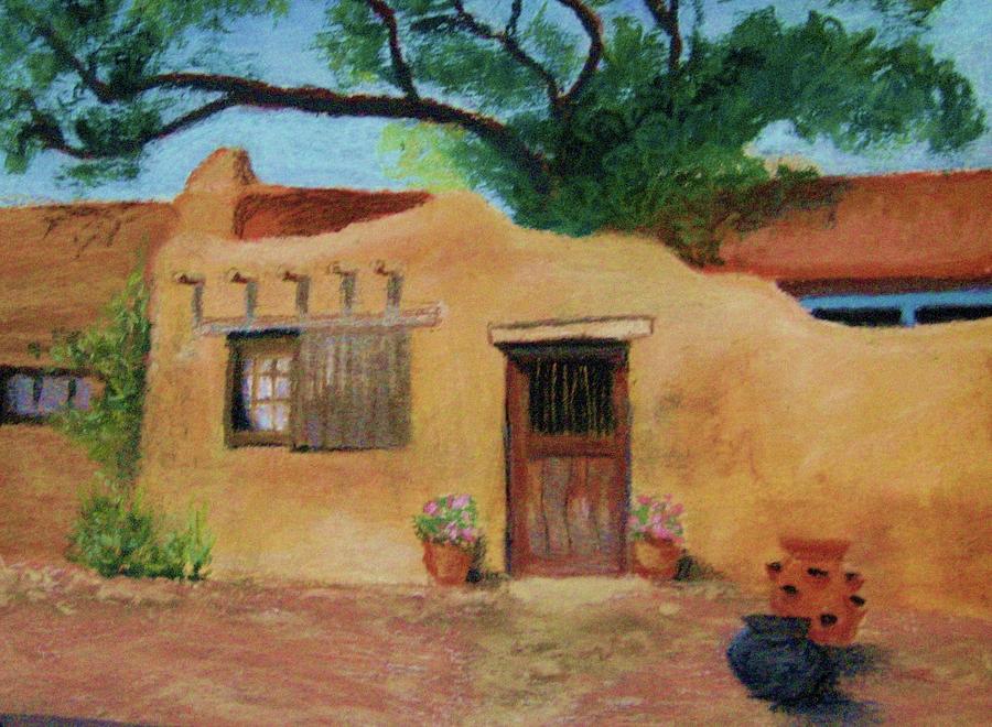 Santa Fe Pueblo Pastel by Mary Ramunno - Fine Art America