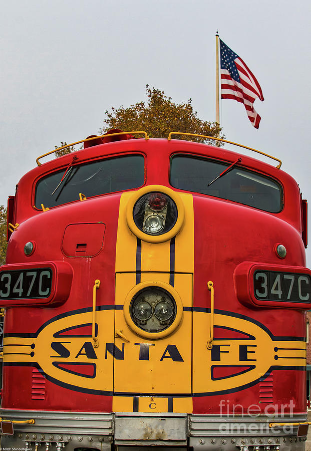 Santa Fe Railroad Photograph by Mitch Shindelbower