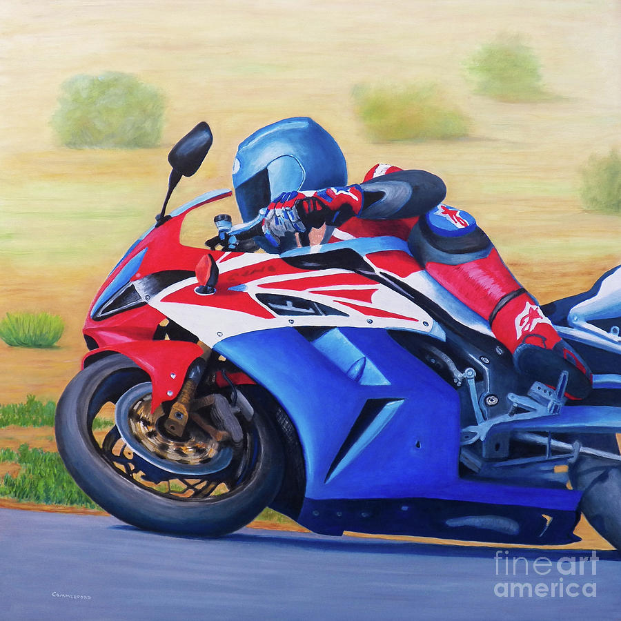Santa Fe Rush Painting by Brian Commerford
