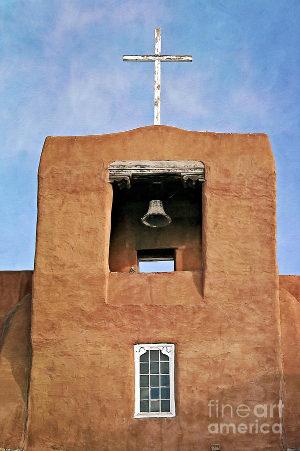 Santa Fe - San Miguel Mission Bell Tower Photograph by Gabriele Pomykaj