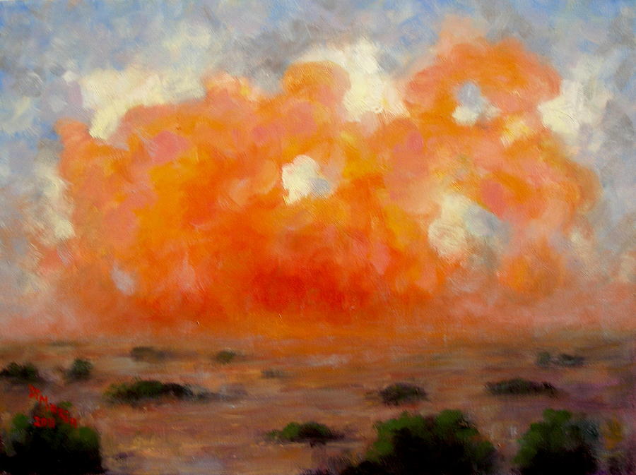 Santa Fe Sunset Painting by Donelli  DiMaria