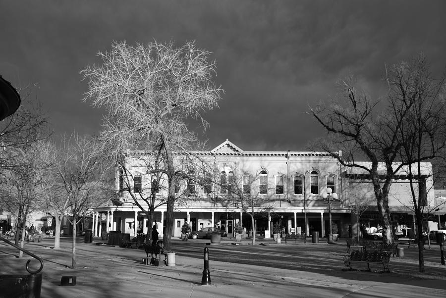 Santa Fe Town Square Photograph by Rob Hans
