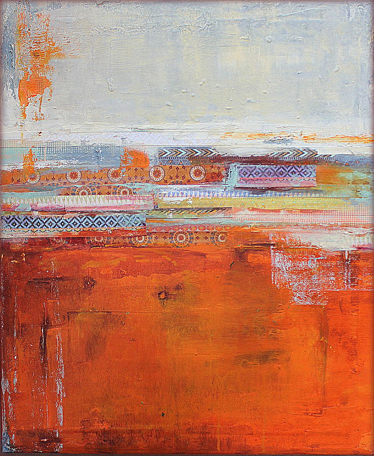 Canvas Santa Fe >> Santa Fe Vibes Mixed Media Painting On Canvas Painting By Liz Canvas Santa Fe >> Santa Fe Vibes Mixed Media Painting On Canvas Painting By Liz