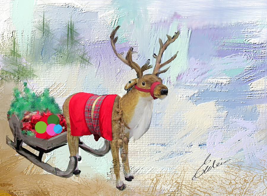 Santa Is Coming Digital Art By Elaine Weiss Pixels   Santa Is Coming Elaine Weiss 