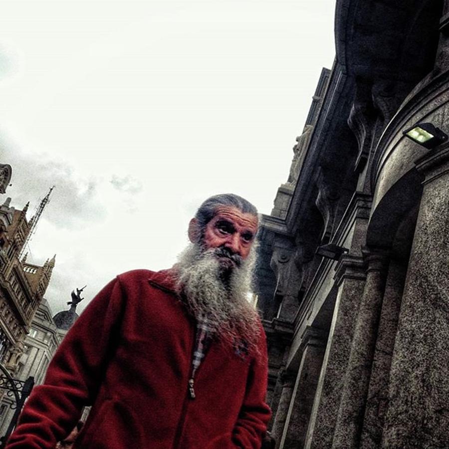 Portrait Photograph - Santa Is Coming To Town 🎶
#santa by Rafa Rivas