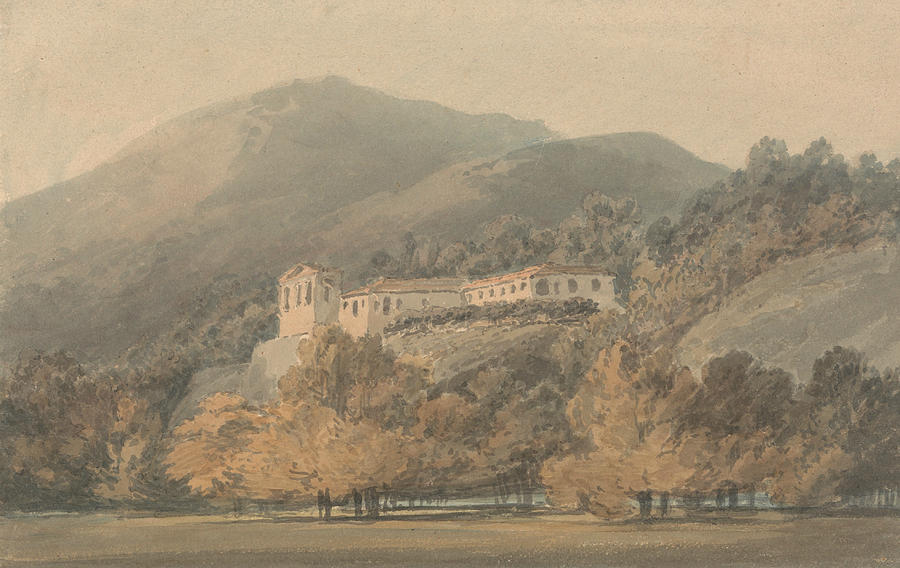 Landscape Painting - Santa Lucia A Convent near Caserta by Joseph Mallord William Turner