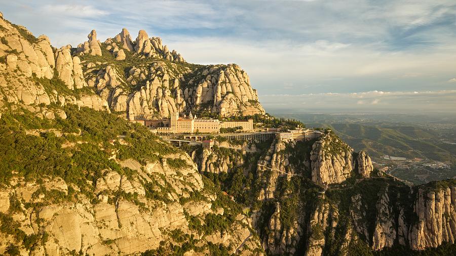 Santa Maria de Montserrat Abbey Photograph by Stephen Taylor