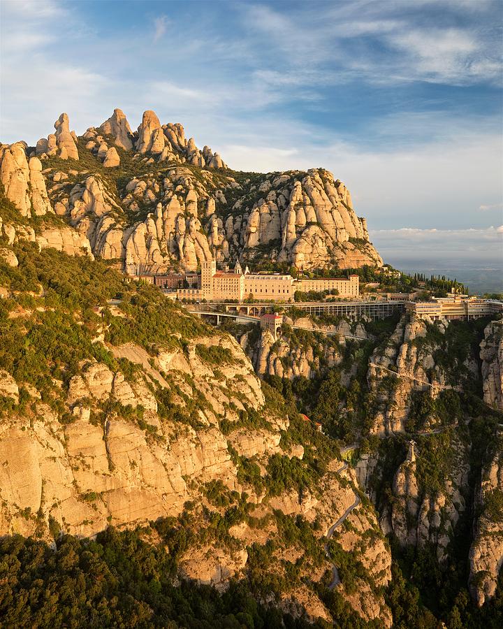 Santa Maria de Montserrat Photograph by Stephen Taylor