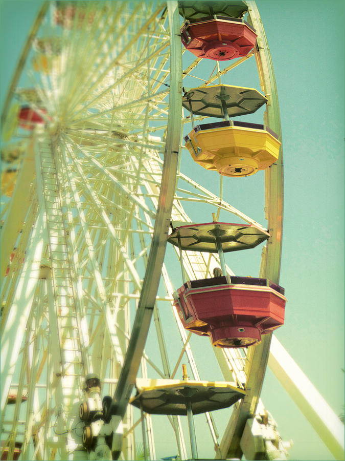 Santa Monica Ferris Wheel Photograph by Douglas MooreZart