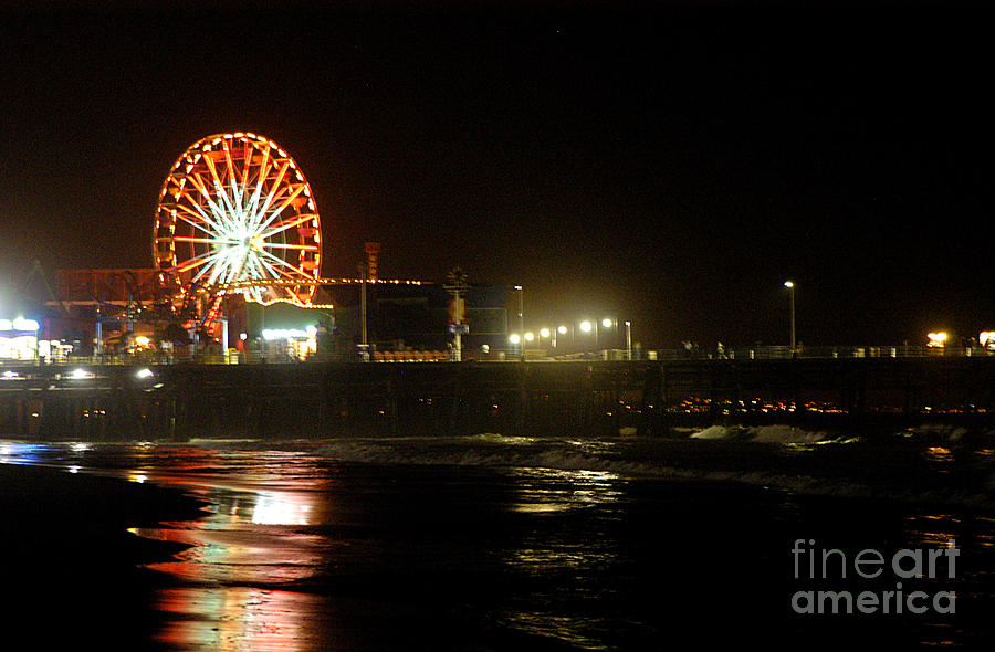 Santa Monica Pier Photograph by Clayton Bruster