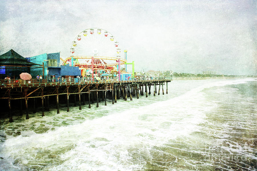 Santa Monica Pier Photograph by Jennifer Camp