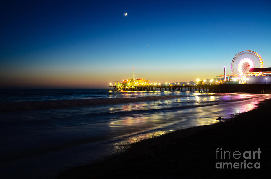 Santa Monica Pier Photograph by Kelly Wade