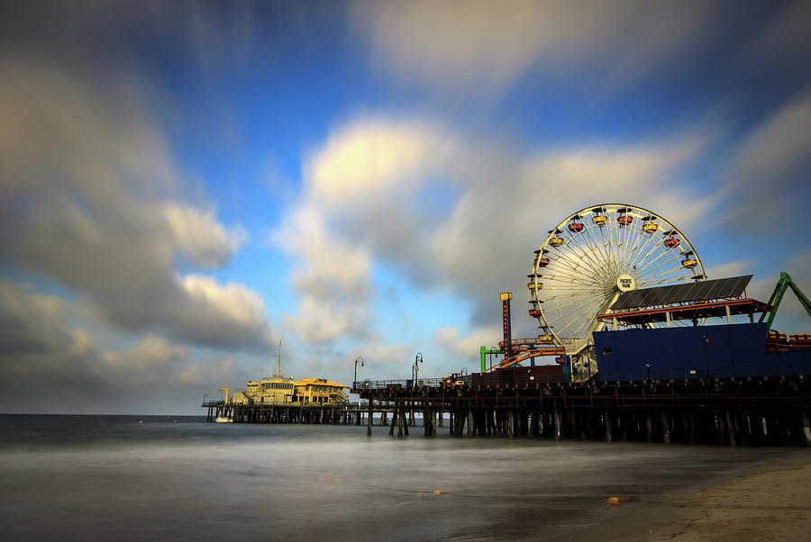 Santa Monica Pier Photograph by R Scott Duncan