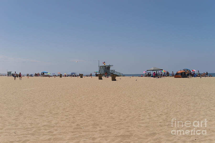 Santa Monica State Beach in Santa Monica California DSC3705 Photograph by Wingsdomain Art and Photography