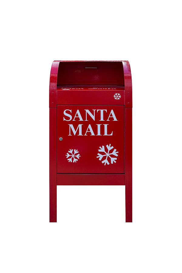 Santa Red Mail Box Photograph by David Gn