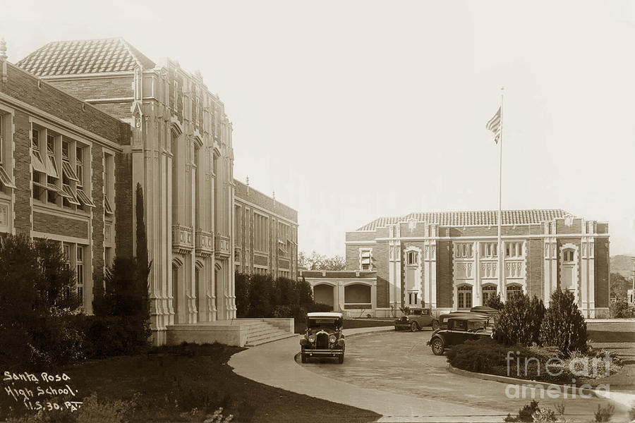 Santa Rosa High School, Sonoma Country Club, Circa 1940 Photograph by Monterey County Historical Society