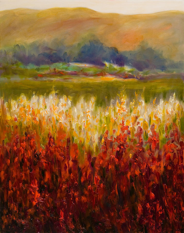 Flower Painting - Santa Rosa Valley by Shannon Grissom