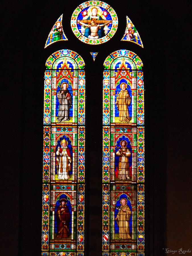 Santa Trinita Stained Glass Photograph by Ginger Repke