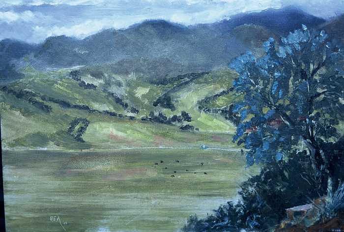2006 Painting - Santa Yanez Valley First Day of Spring by Bryan Alexander 2006 Painting - Santa Yanez Valley First Day of Spring by Bryan Alexander