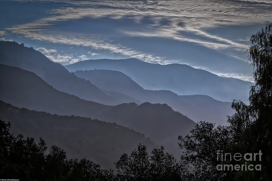 Santa Ynez Mountains Photograph by Mitch Shindelbower
