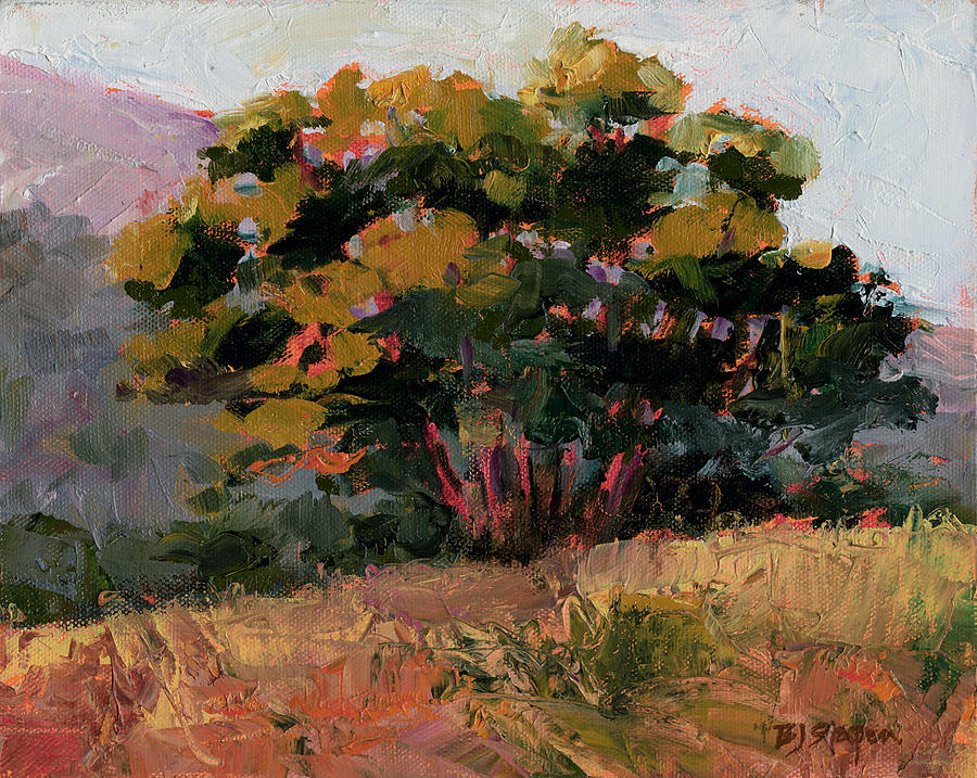 Santa Ynez Oak Painting by B J Stapen | Fine Art America