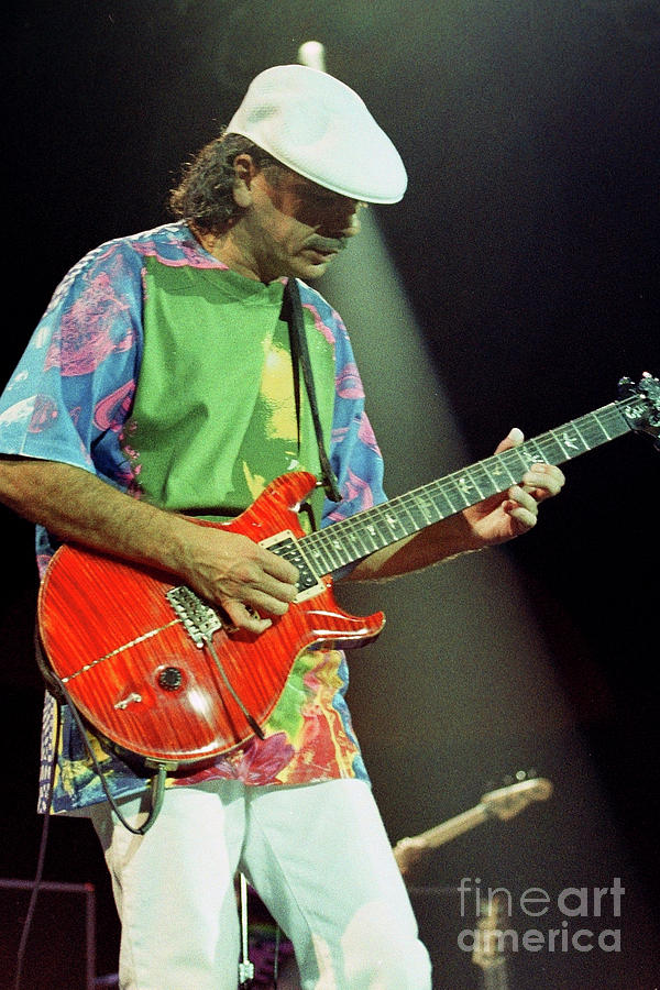 Carlos Santana Photograph - Santana-95-0829 by Gary Gingrich Galleries