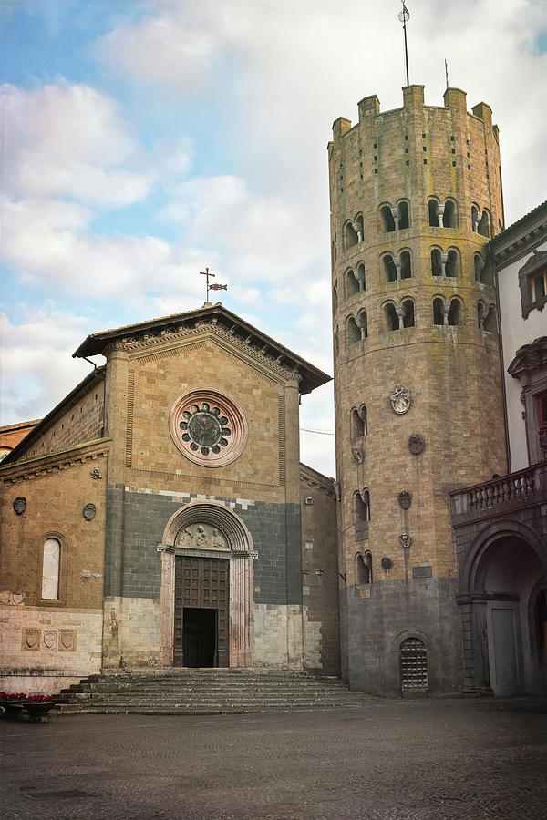 SantAndrea and San Bartolomeo Church Orvieto Italy Photograph by Joan Carroll