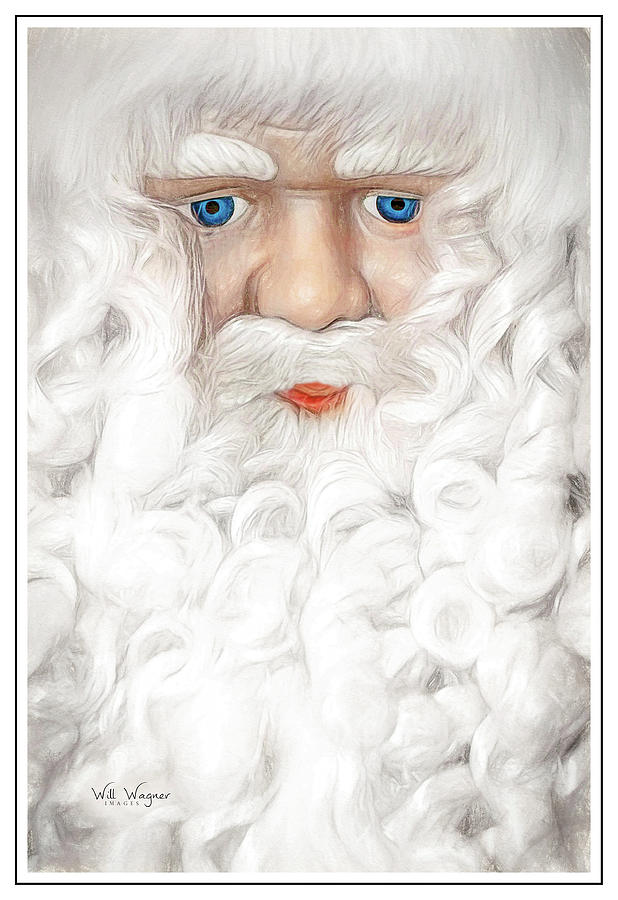 painting santa eyes