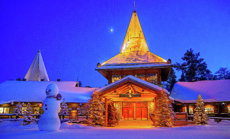 Santas Home. Photograph by Angela Aird