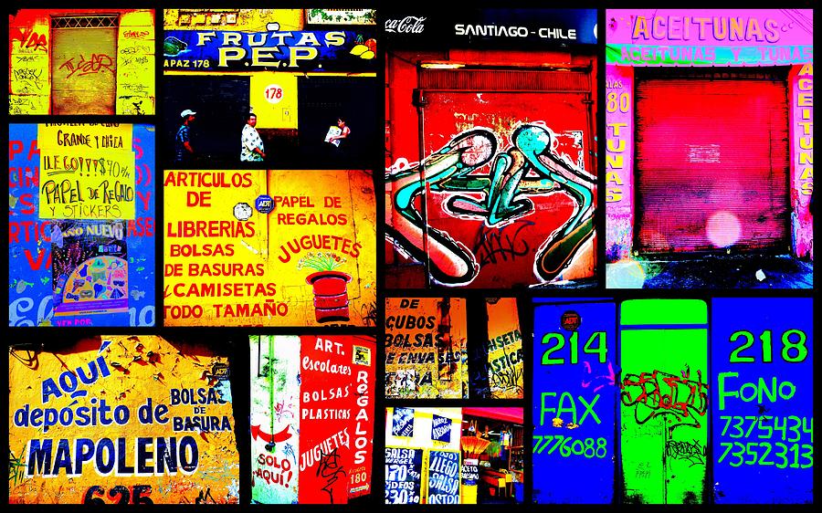 Santiago Funky Walls  Photograph by Funkpix Photo Hunter