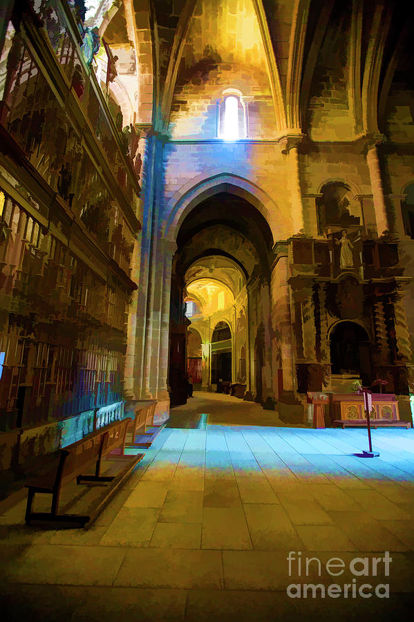 Santiago Interior Cathedral Photograph by Rick Bragan
