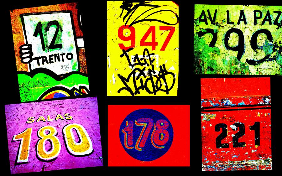 Santiago Street Numbers Photograph by Funkpix Photo Hunter