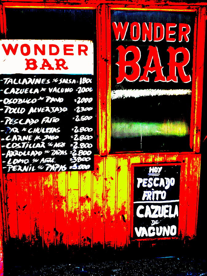 Santiagos Wonder Bar  Photograph by Funkpix Photo Hunter