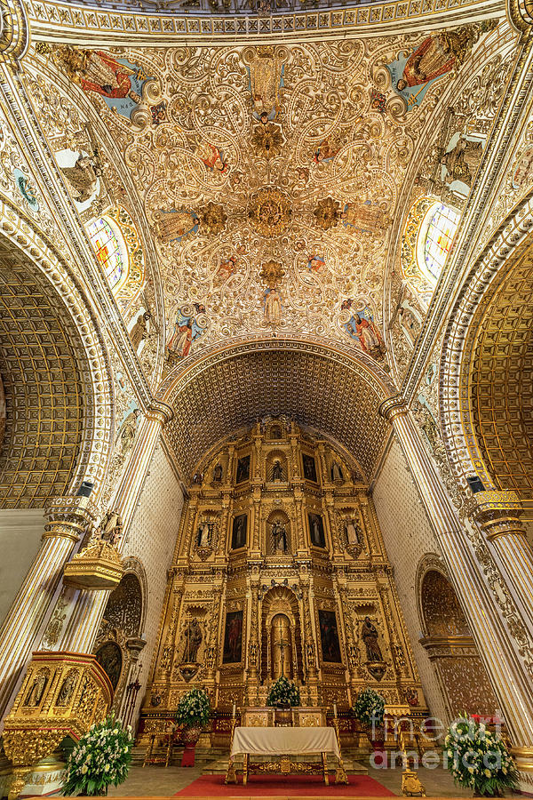 Santo Domingo Church Interior Photograph by Jess Kraft