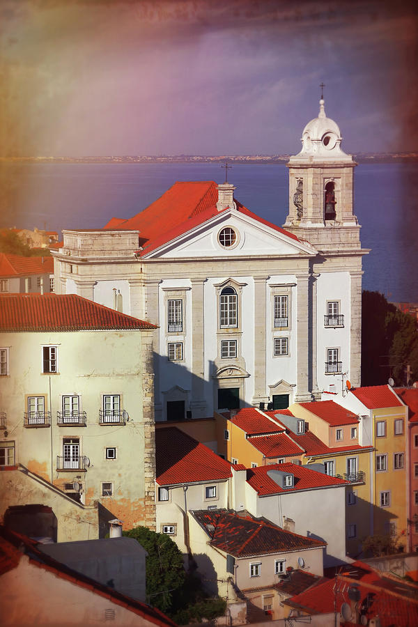 Santo Estevao Church Lisbon Portugal  Photograph by Carol Japp