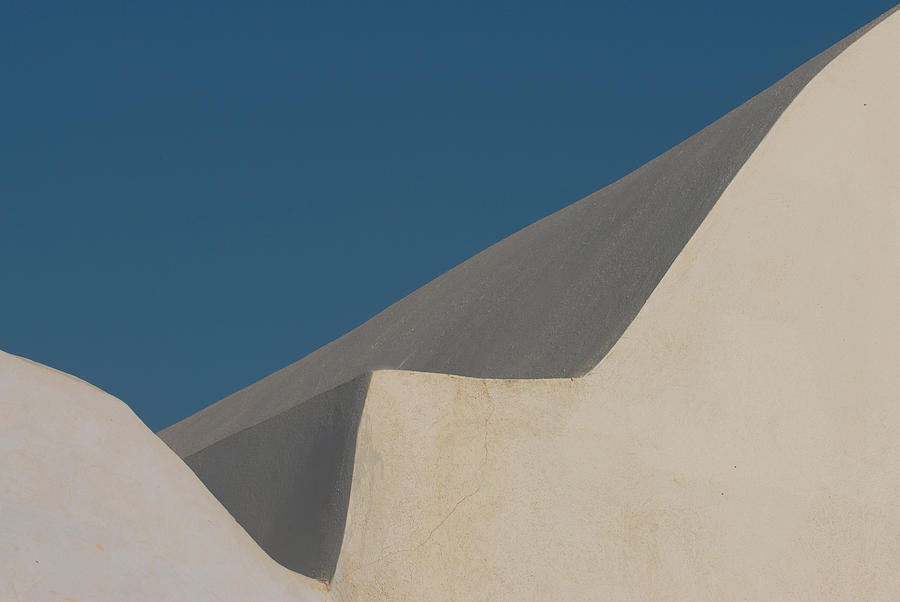 Santorini Abstract - 1 Photograph by Rick Shea