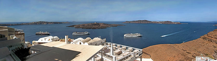 Santorini Caldera Photograph by S Paul Sahm