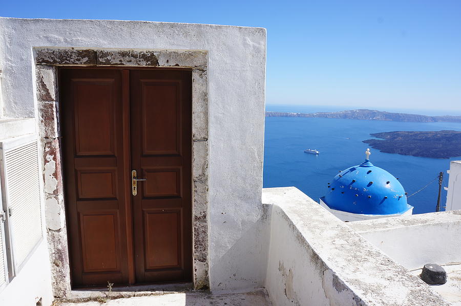 Santorini Door Photograph by Angelo Santorini - Fine Art America